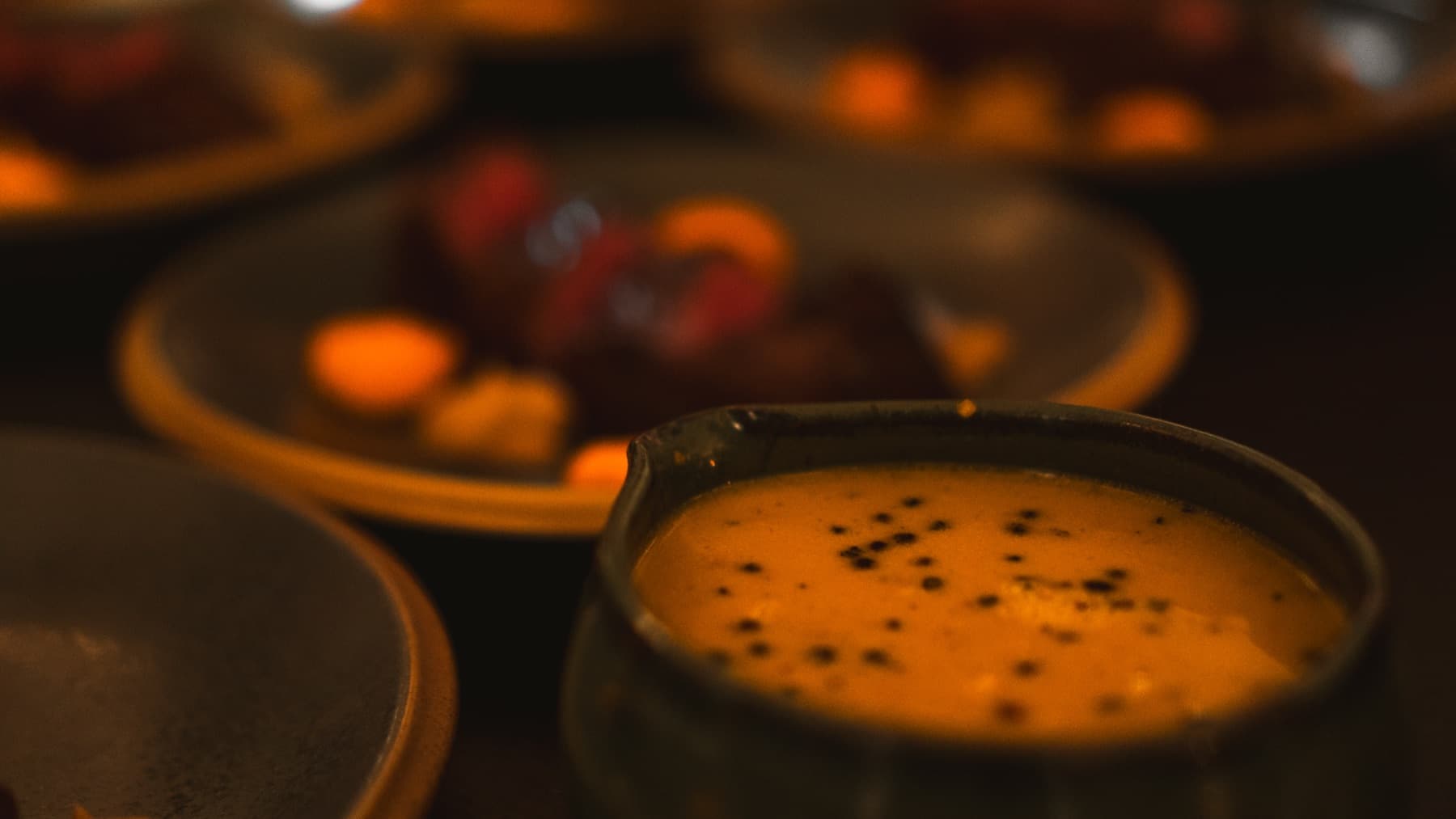 A soup course